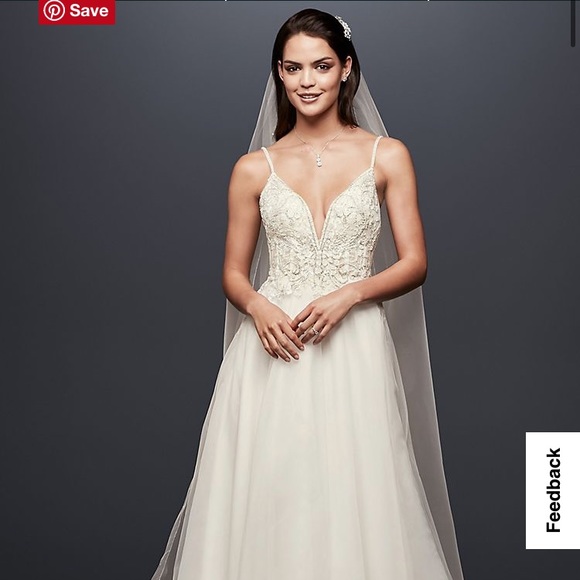 David's Bridal Dresses & Skirts - Sold on another platform 🌟💕David’s Bridal A-Line Wedding dress